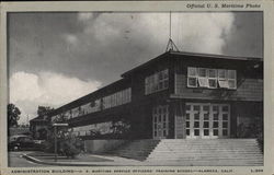 U.S. Maritime Service Officers Training School - Administration Building Postcard