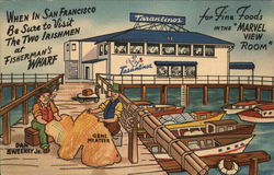 Tarantino's, Fisherman's Wharf San Francisco, CA Postcard Postcard Postcard