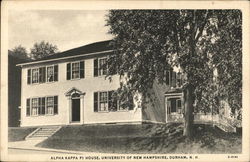 University of New Hampshire - Alpha Kappa Pi House Postcard