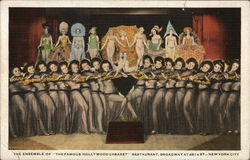 Hollywood Cabaret Restaurant Postcard