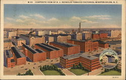 R. J. Reynolds Tobacco Factories Winston-Salem, NC Postcard Postcard Postcard