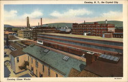 The Crystal City - Corning Glass Works New York Postcard Postcard Postcard