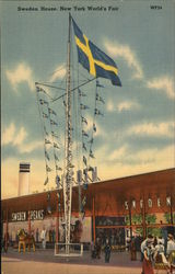 Sweden House 1939 NY World's Fair Postcard Postcard Postcard