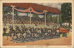 Genesee 12-Horse Ale, Genesee Brewing Company Rochester, NY Postcard Postcard Postcard