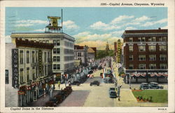 Capitol Avenue Cheyenne, WY Postcard Postcard Postcard