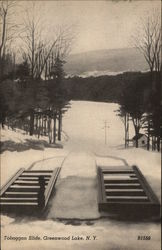 Toboggan Slide Postcard