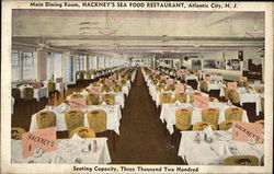 Hackney's Sea Food Restaurant Atlantic City, NJ Postcard Postcard Postcard