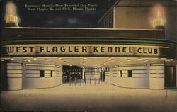 West Flagler Kennel Club Miami Beach, FL Postcard Postcard Postcard