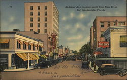 Andrews Ave., Looking North from New River Fort Lauderdale, FL Postcard Postcard Postcard