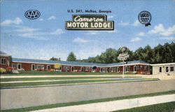 Cameron Motor Lodge Postcard