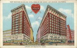 Hotel Rosslyn and Annex Los Angeles, CA Postcard Postcard Postcard