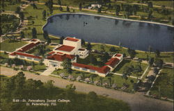 St. Petersburg Junior College - Aerial View Florida Postcard Postcard Postcard