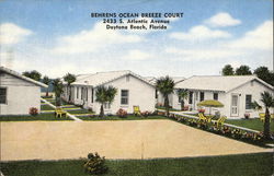 Behrens Ocean Breeze Court Daytona Beach, FL Postcard Postcard Postcard