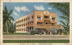 Hotel La Flora Miami Beach, FL Postcard Postcard Postcard