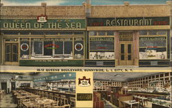 Queen of the Sea Seafood Restaurant Postcard