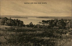 Bantam Lake from Camp Quarta Postcard