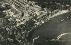 Aerial View Lake Compounce Bristol, CT Postcard Postcard Postcard