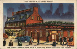 Jack Dempsey's Restaurant Postcard