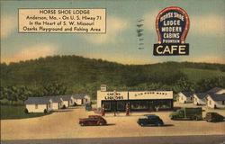 Horse Shoe Lodge Postcard