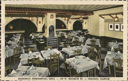 Harding's Presidential Grill Chicago, IL Postcard Postcard Postcard