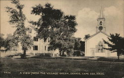 A View From the Village Green, Dennis Postcard