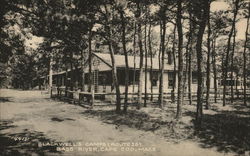 Blackwell's Camps (Route 28), Bass River Cape Cod, MA Postcard Postcard Postcard