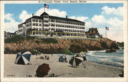 Young's Hotel York Beach, ME Postcard Postcard Postcard