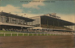 Club House and Grandstand, Scarborough Downs Maine Postcard Postcard Postcard