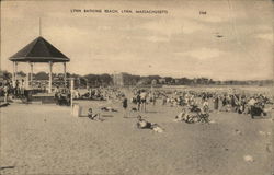 Lynn Bathing Beach Postcard