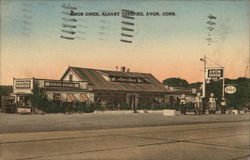 Avon Diner, Albany Turnpike Postcard