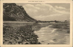 Clay Head Block Island, RI Postcard Postcard Postcard