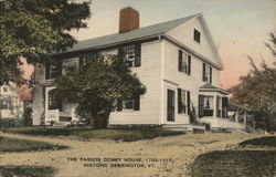 THe Parson Dewey House Postcard