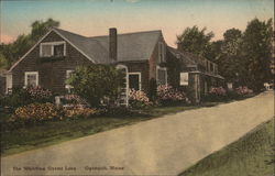 The Whistling Oyster Lane Ogunquit, ME Postcard Postcard Postcard