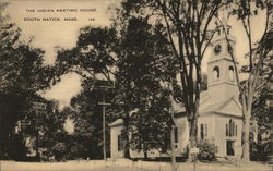 The Indian Meeting House South Natick, MA Postcard Postcard Postcard