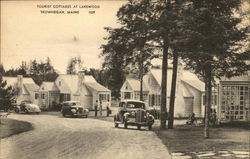 Tourist Cottages at Lakewood Postcard