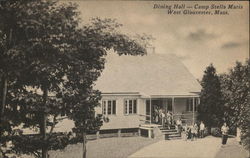 Camp Stella Maris - Dining Hall West Gloucester, MA Postcard Postcard Postcard