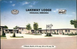 Lakeway Lodge Ogallala, NE Postcard Postcard Postcard