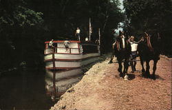 Canal Boat "Monticello II" Postcard