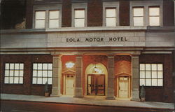 Eola Motor Hotel - Downtown Natchez, MS Postcard Postcard Postcard