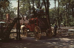 Frontier Town Stagecoach, Cedar Point Sandusky, OH Postcard Postcard Postcard