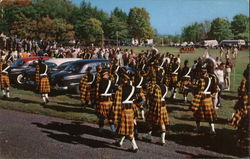 Autumn Spectacle, the Tartan Plaids of Wooster College Ohio Postcard Postcard Postcard