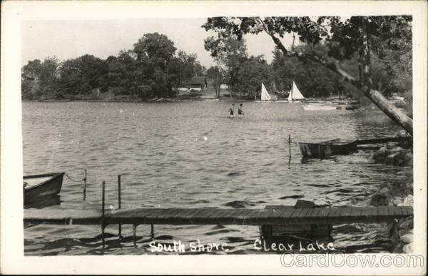 South Shore, Clear Lake Ray, IN Postcard