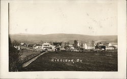 View of Town Postcard