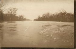 Flooded River Postcard