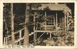 East Shore Cabin, Three Mile Island Lake Winnipesaukee, NH Postcard Postcard Postcard