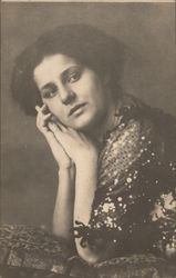 Portrait of Woman Postcard