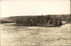 River View at Marshall's Hotel and Cabins "In the Maine Woods" Postcard