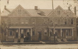 Four-Plex Residence Buildings Postcard Postcard Postcard