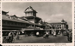 The Market Cholon, Vietnam Southeast Asia Postcard Postcard Postcard