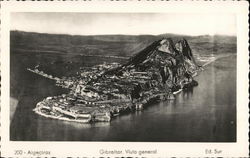 General View of Gibraltar Spain Postcard Postcard Postcard